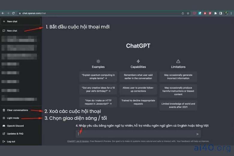 Hướng dẫn ChatGPT: Nắm vững kiến thức cơ bản